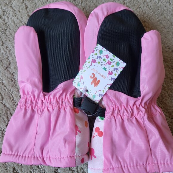 Toddler Girl's Warm Winter Mittens – Size M (4-6T) – NWT - Picture 4 of 5